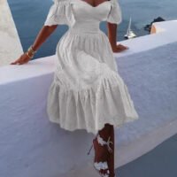 Anna-Berg | Pink Off-Shoulder Dress
