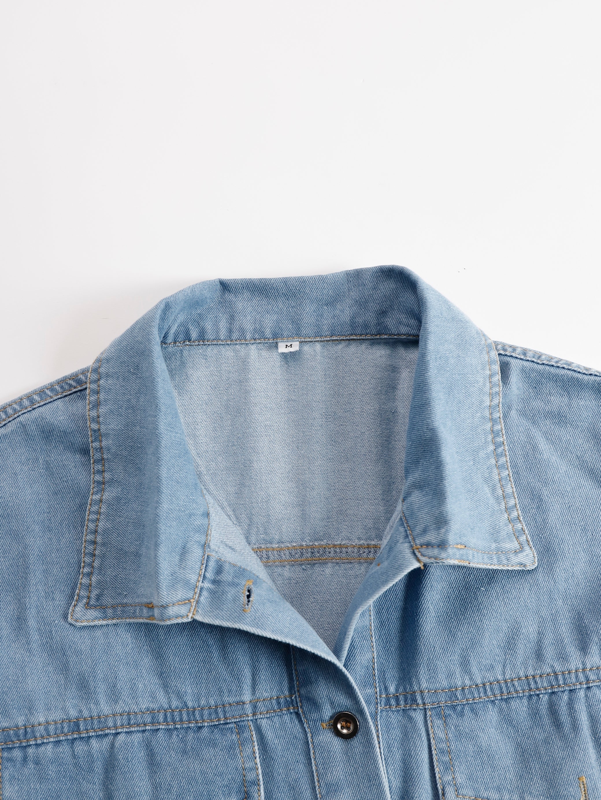 Anna-Berg | Denim Tassel Casual Dress