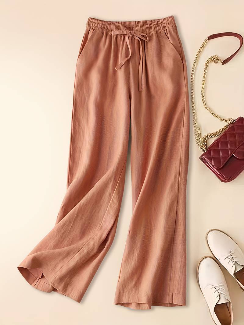 Anna-Berg | Effortless Relaxed Drawstring Pants in a Flattering Cut