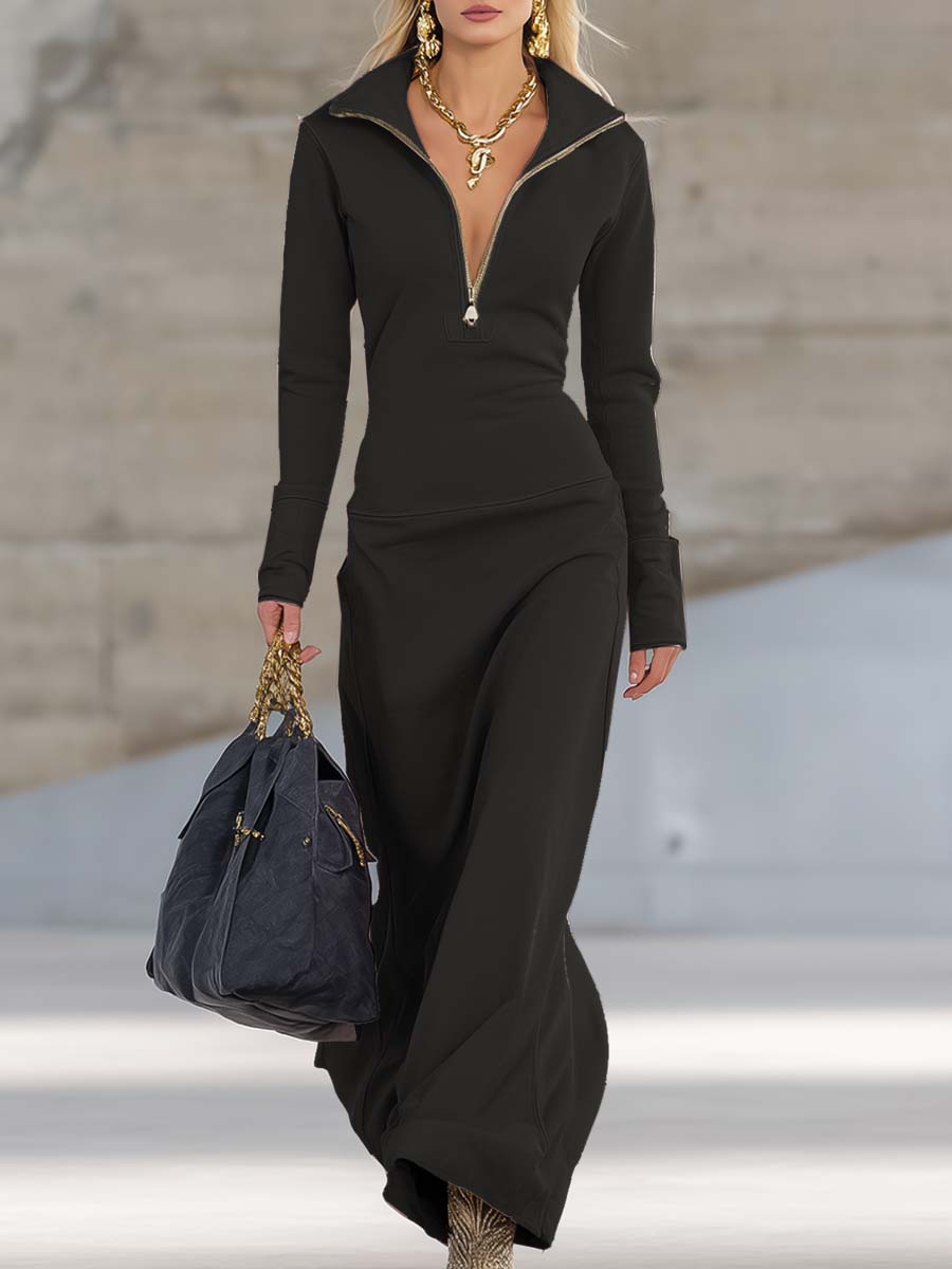 Anna-Berg | Pink V-Neck Evening Dress