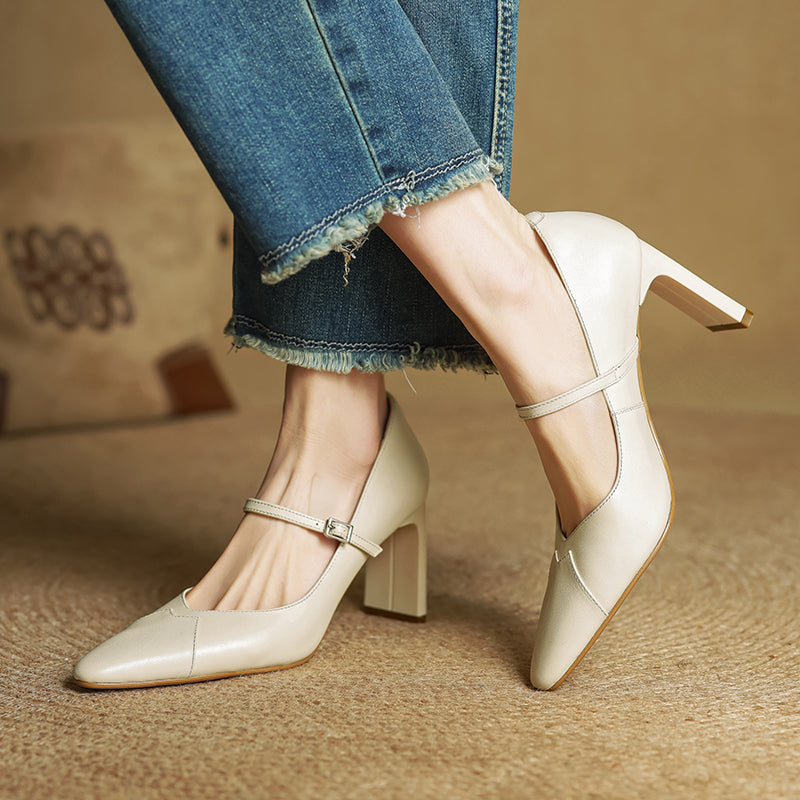 Anna-Berg | Genuine Leather Heels