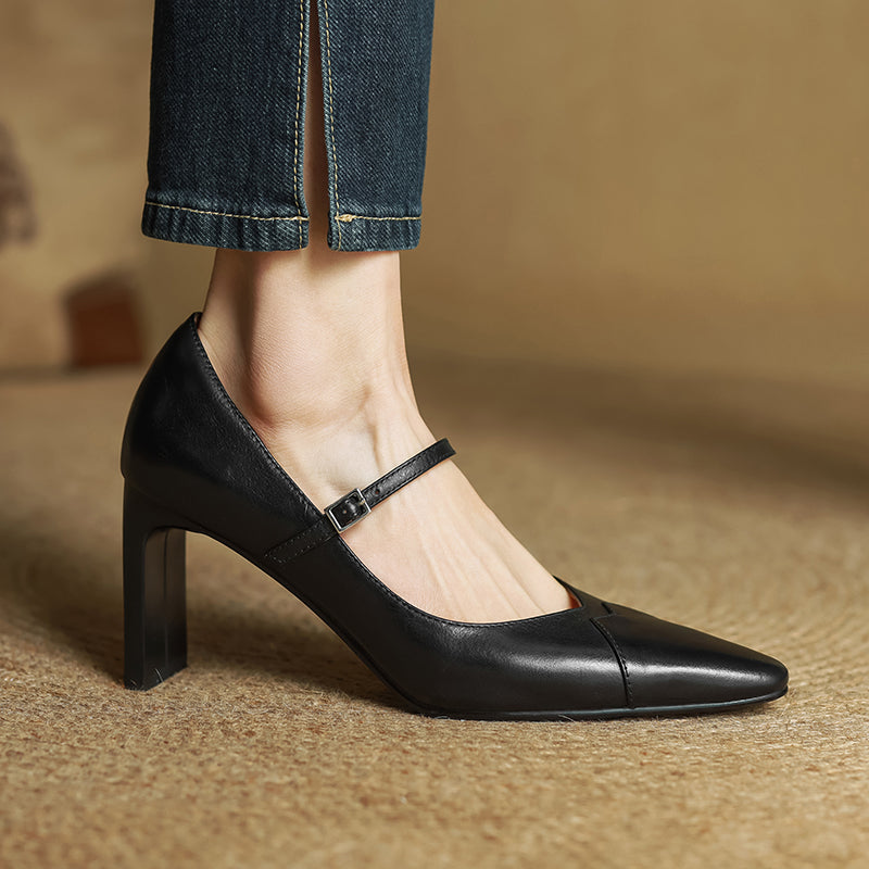 Anna-Berg | Genuine Leather Heels