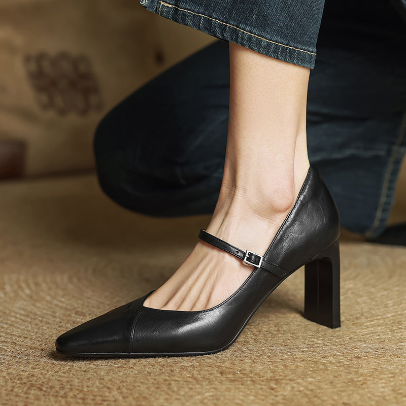 Anna-Berg | Genuine Leather Heels