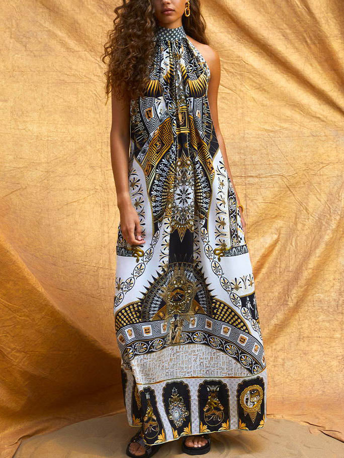Anna-Berg | Unique Retro Gorgeous Pattern Print Dress