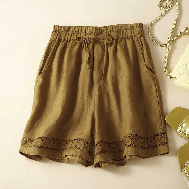 Anna-Berg | Timeless Relaxed Floral Shorts for a Polished Look