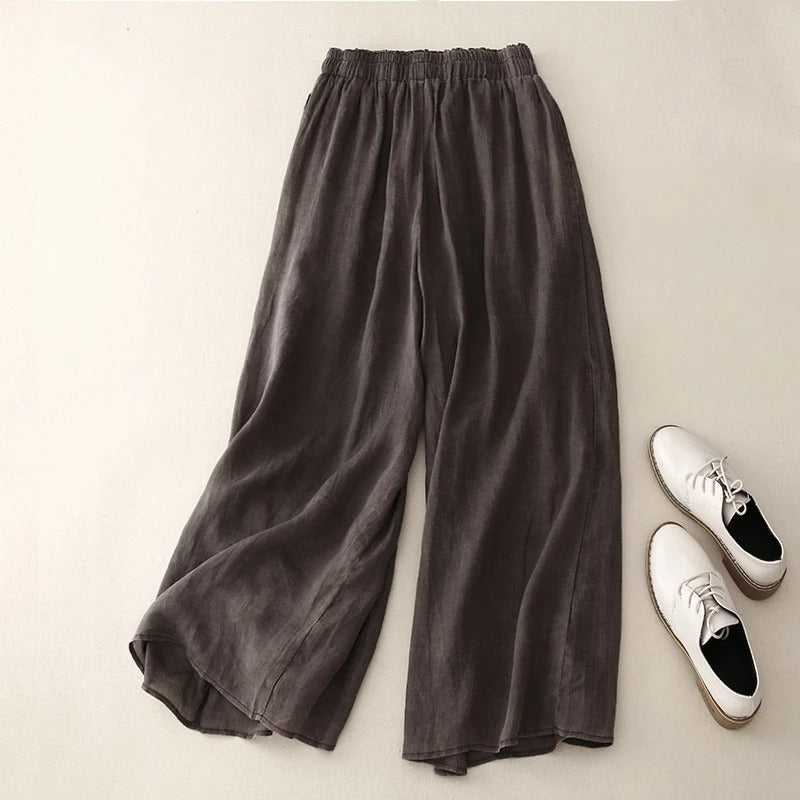 Anna-Berg | Elegant Loose Waistband Pants with a Timeless Finish