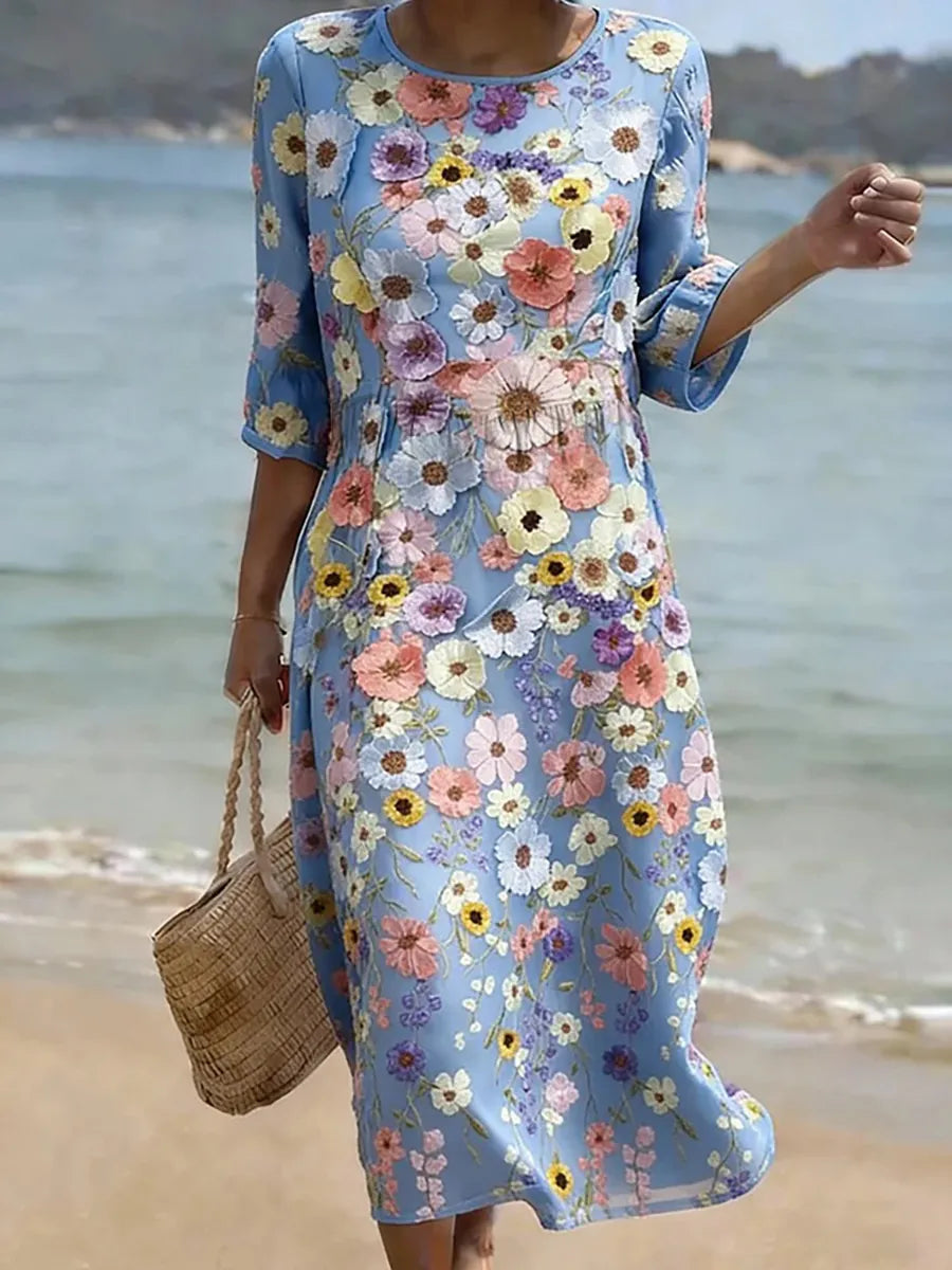 Anna-Berg | Refined Melissa - Elegant Floral Dress