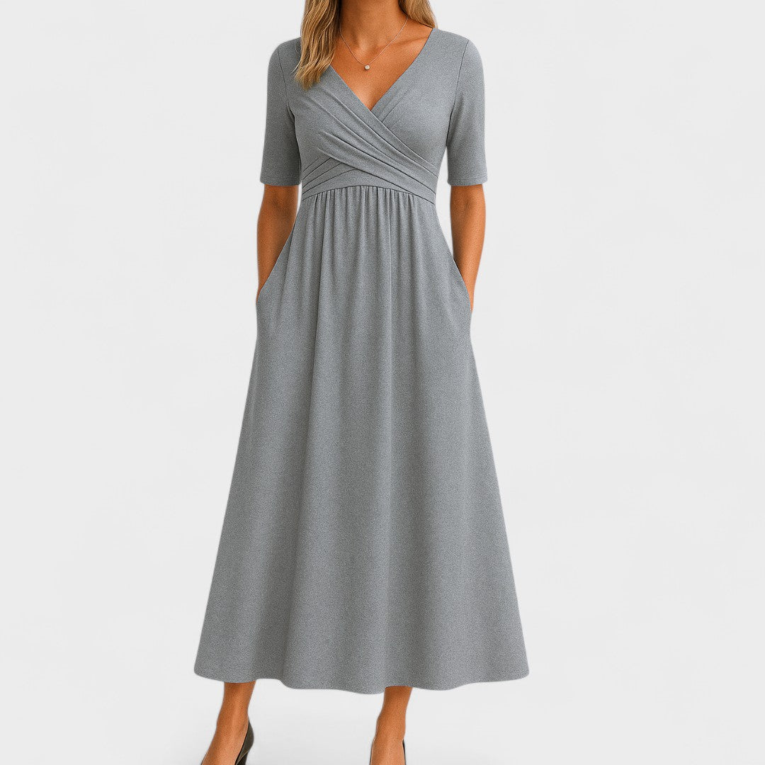 Anna-Berg | Elegant Midi Dress for Effortless Elegance