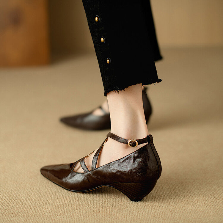 Anna-Berg | Genuine Leather Heels