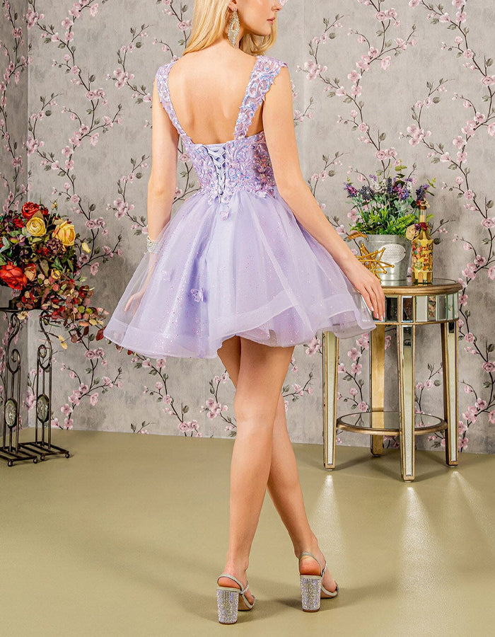 Anna-Berg | Mint Green Tulle Cocktail Sleeveless Dress