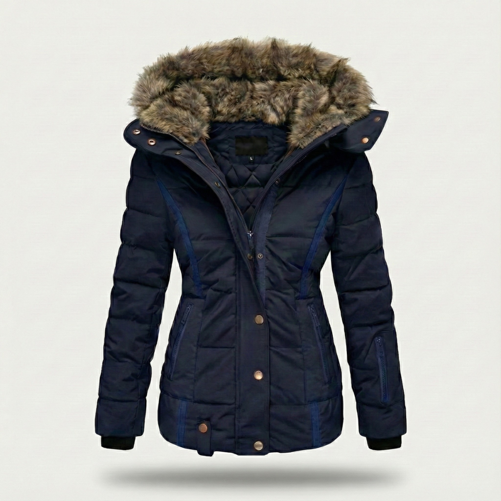 Anna-Berg | Puffer Jacket - Faux-Fur, Insulated, Water-Resistant