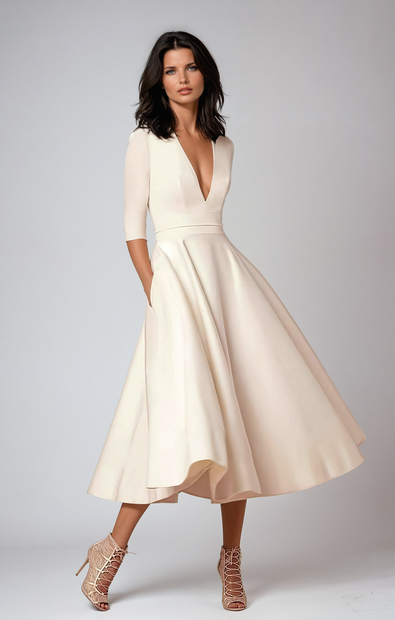 Anna-Berg | Wedding Guest Flared Dress
