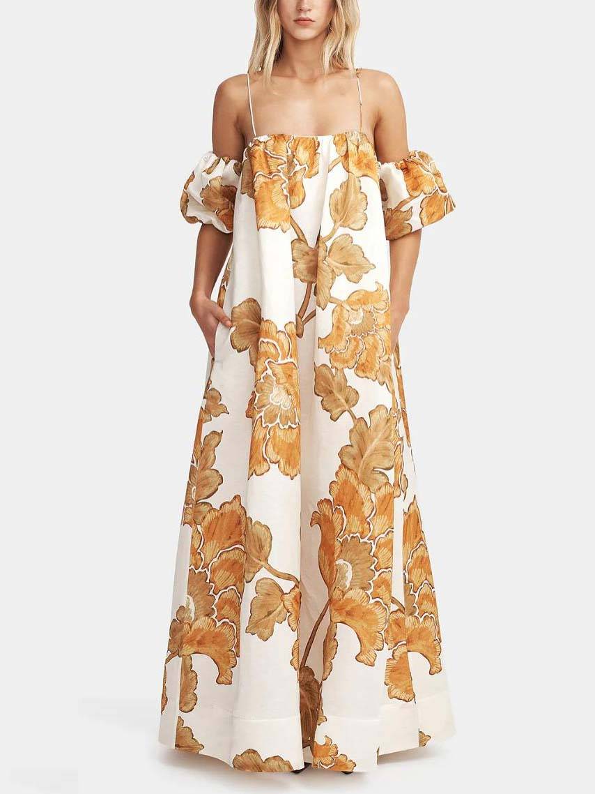 Anna-Berg | Floral Print Sling Dress