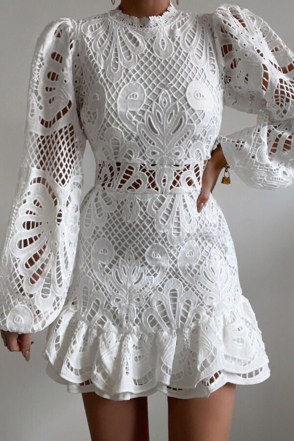 Anna-Berg | Lace White Dress