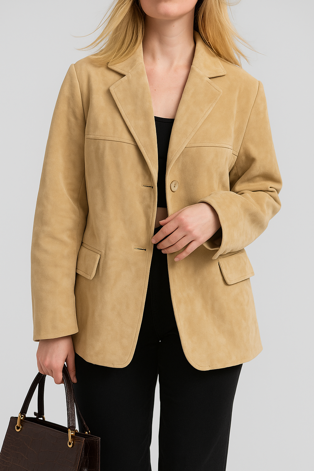 Anna-Berg | Blazer, Suede