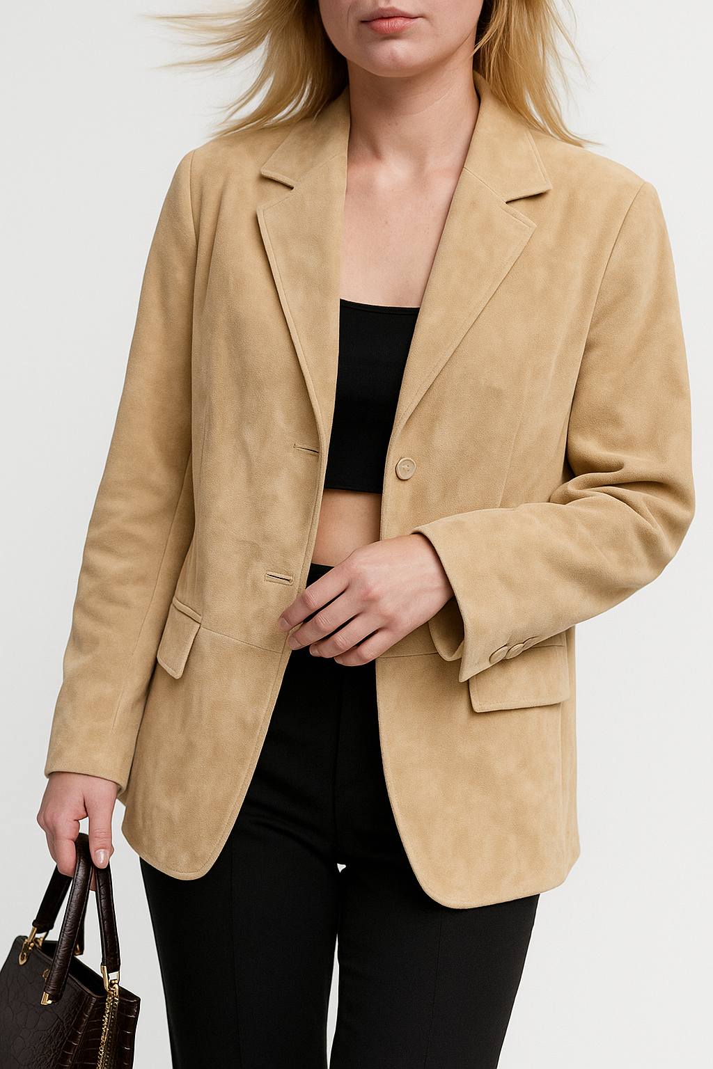 Anna-Berg | Blazer, Suede