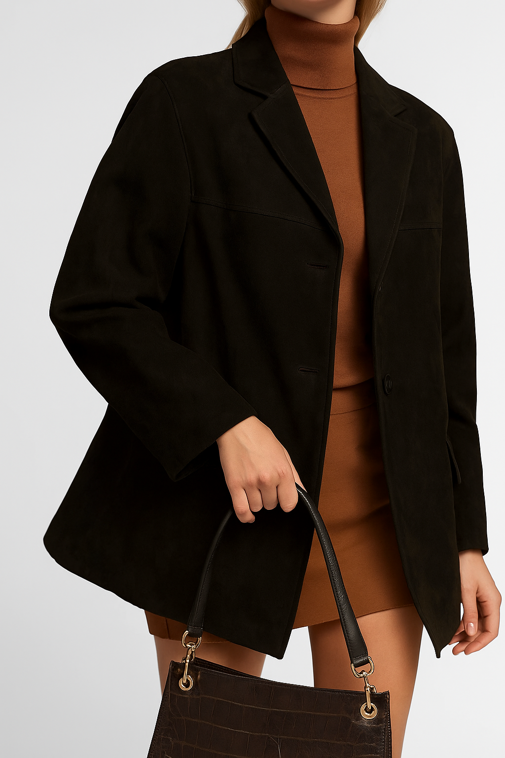Anna-Berg | Blazer, Suede