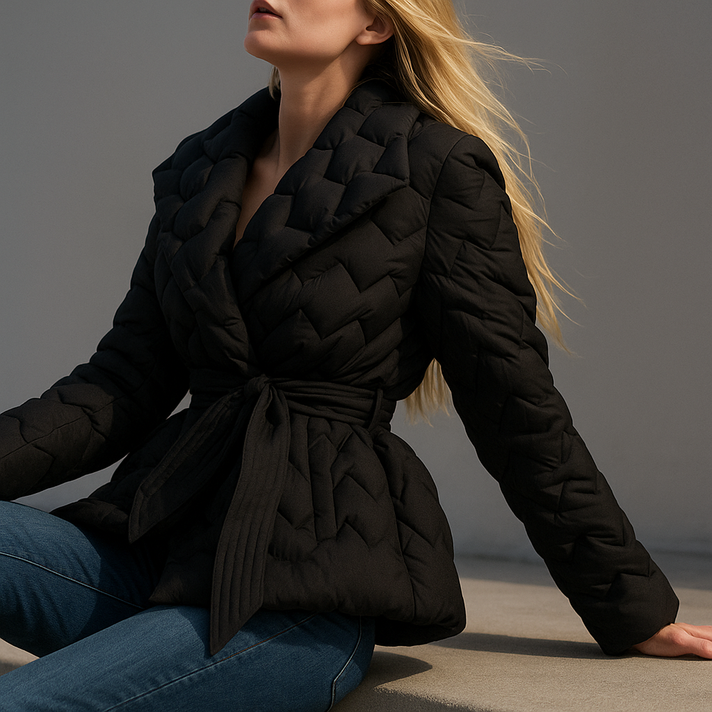 Anna-Berg | Quilted Wrap Coat