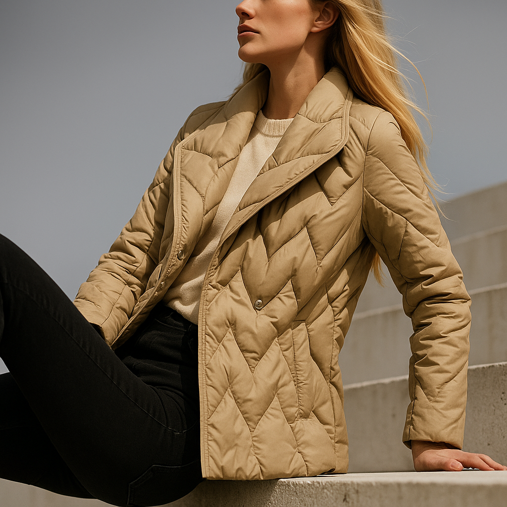 Anna-Berg | Quilted Wrap Coat
