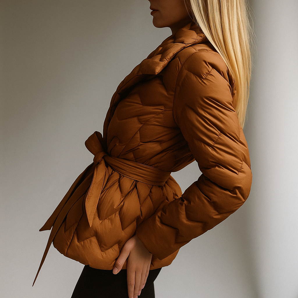 Anna-Berg | Quilted Wrap Coat