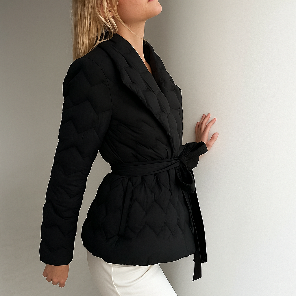 Anna-Berg | Quilted Wrap Coat