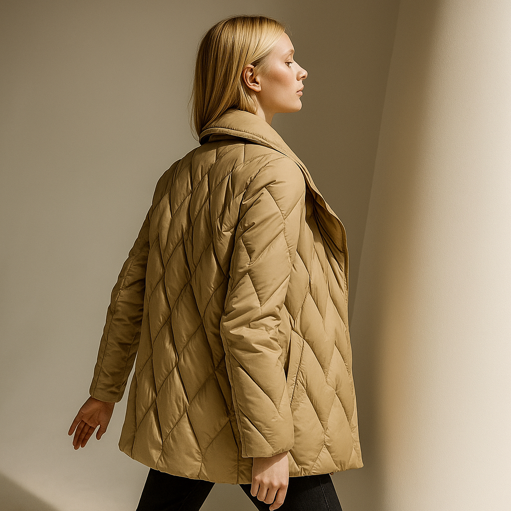 Anna-Berg | Quilted Wrap Coat