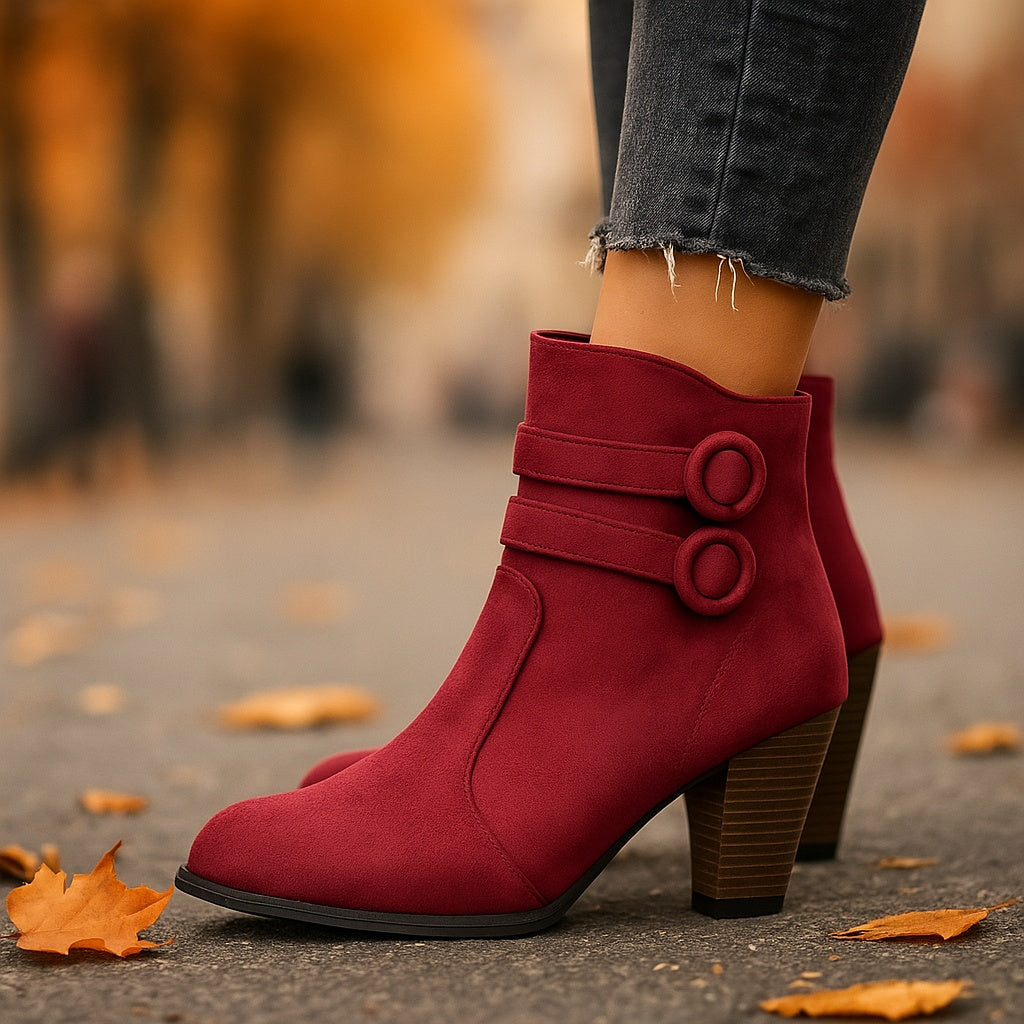 Anna-Berg | Leather Ankle Boots