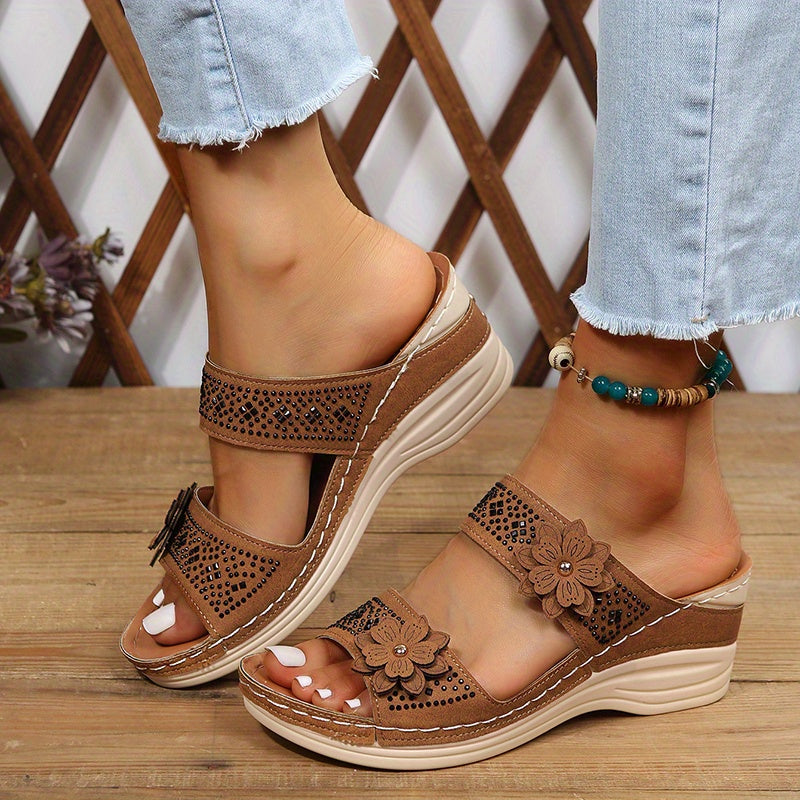Anna-Berg | Graceful Wedge Slides for Every Occasion