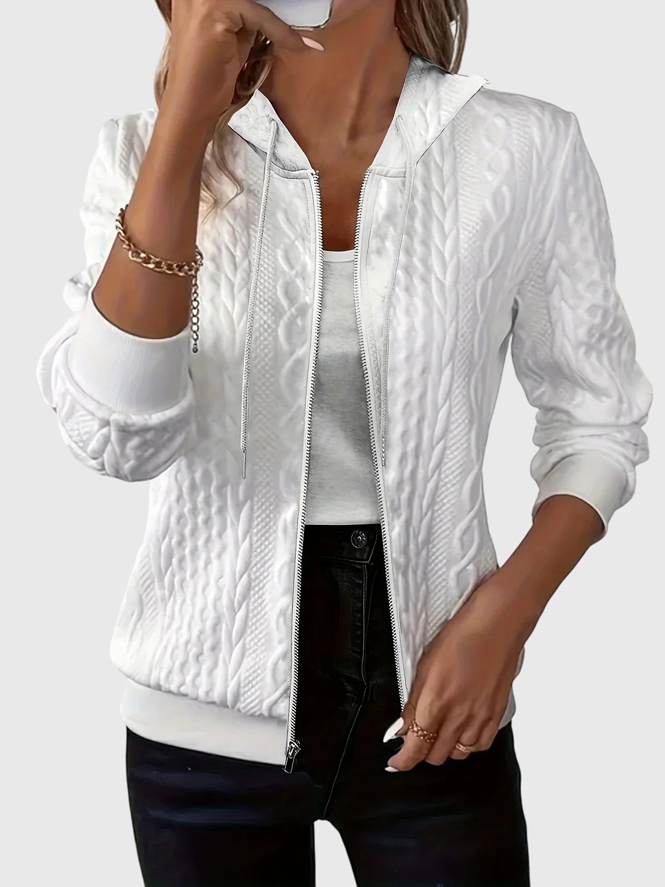 Anna-Berg | Hoodie with Zipper