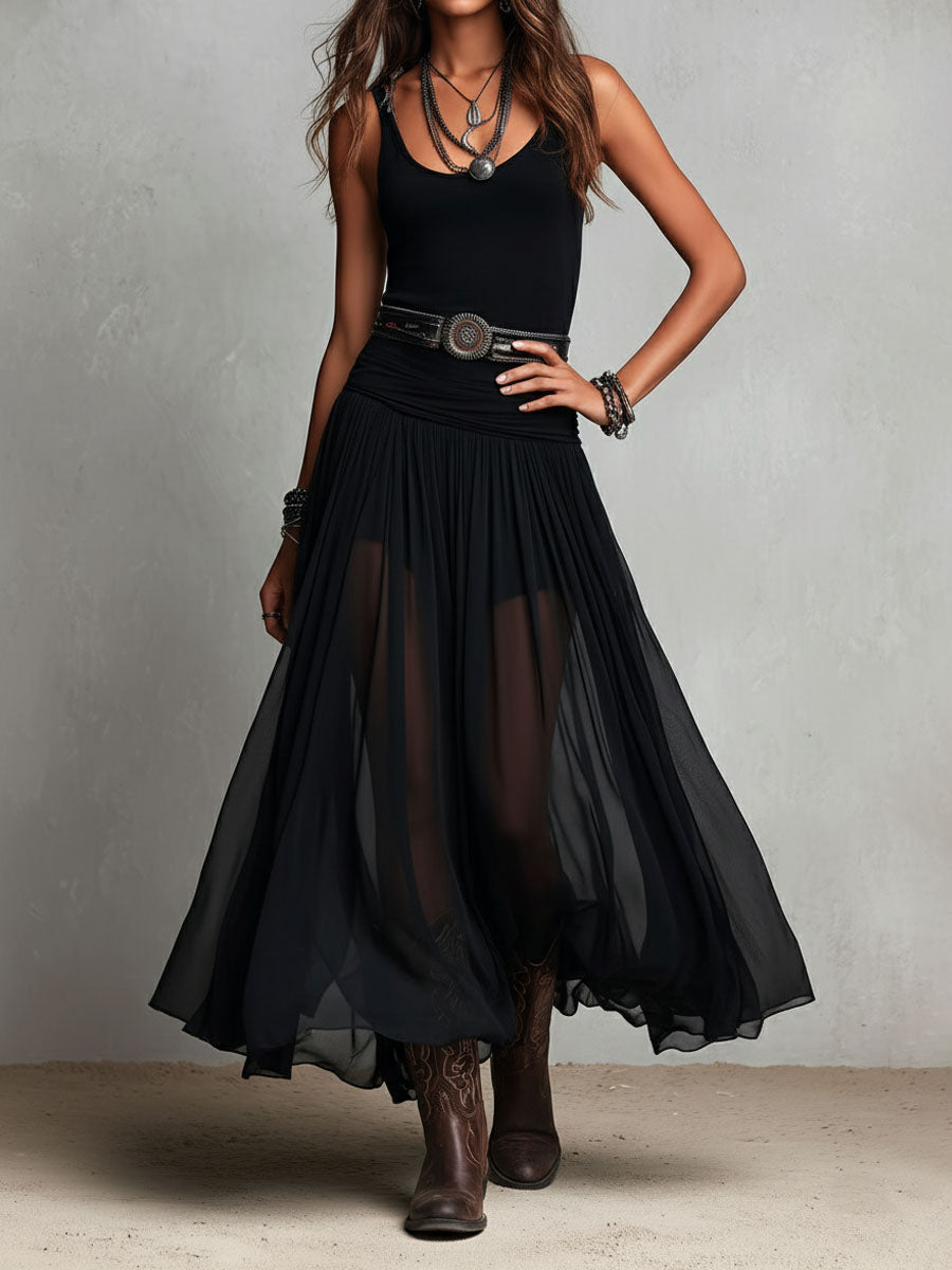 Anna-Berg | Black Casual Dress