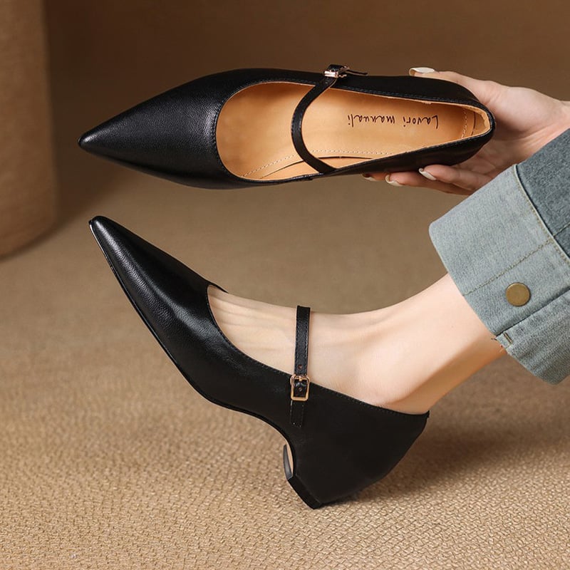 Anna-Berg | Genuine Leather Heels
