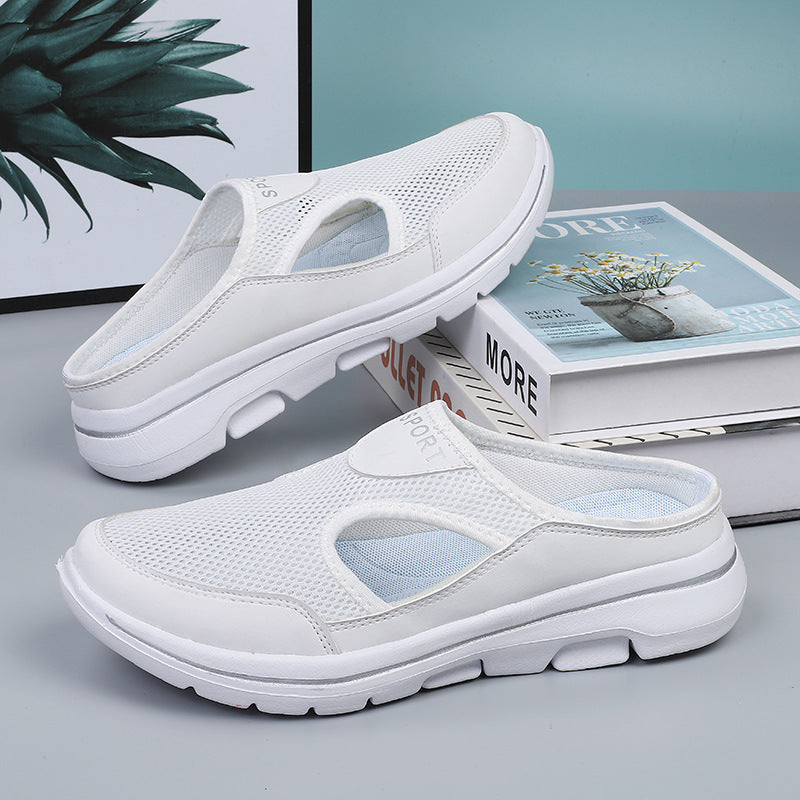 Anna-Berg | Luxe Cushioned Adjustable Sandals with Graceful Drape