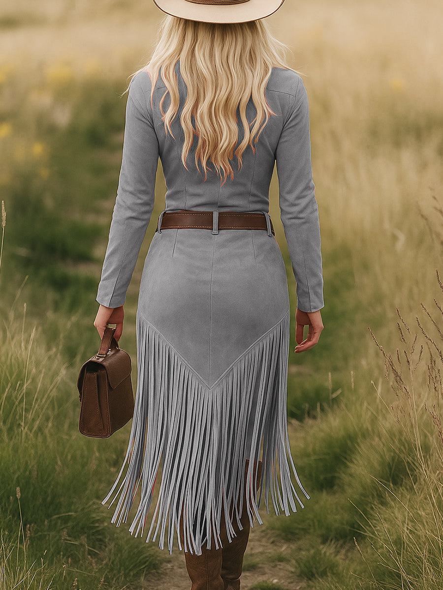 Anna-Berg | Tassel Casual Dress