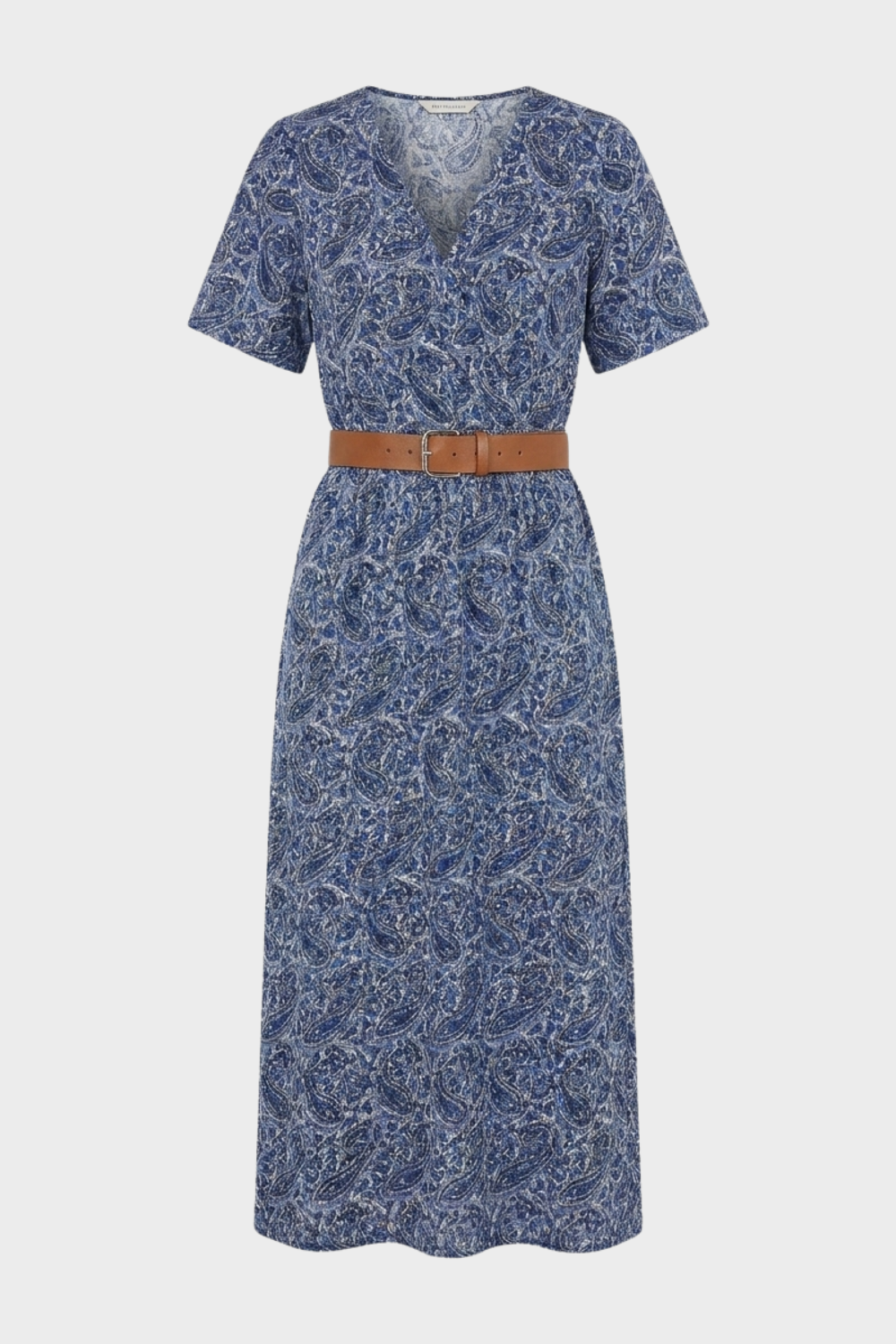 Anna-Berg | Boho Printed Short Sleeve Maxi Dress for Effortless Elegance