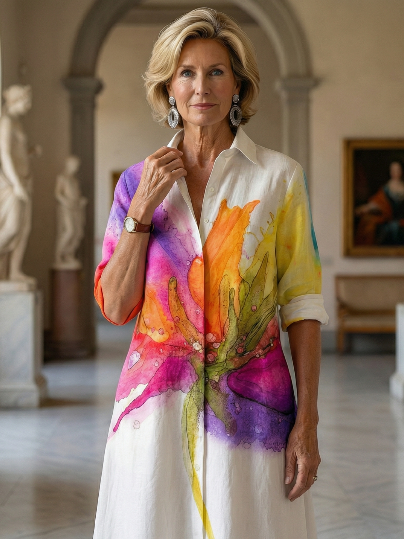 Anna-Berg | Chic Relaxed Floral Dress for Every Occasion