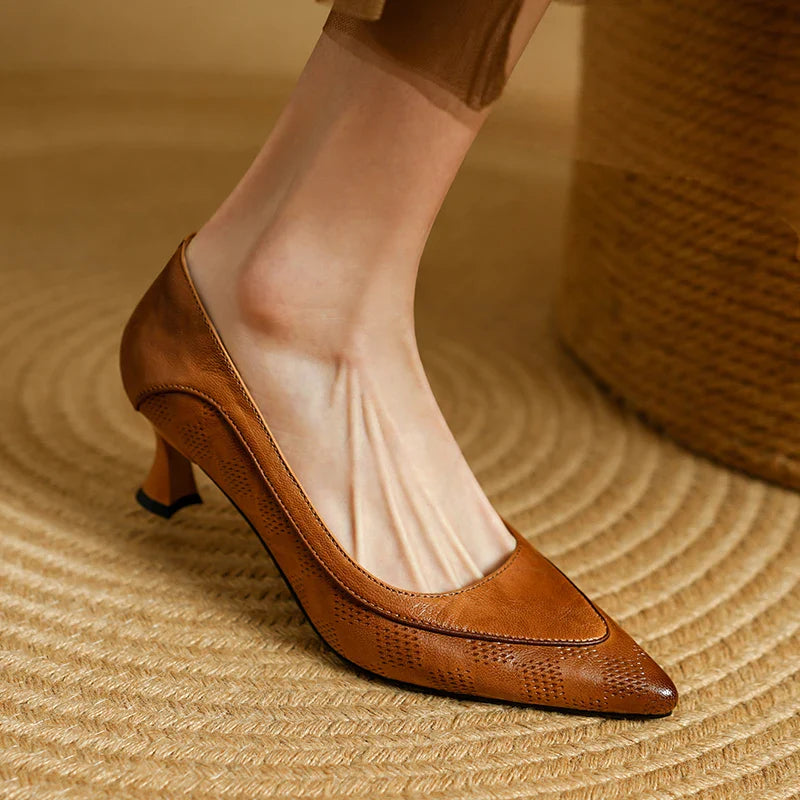 Anna-Berg | Genuine Leather Heels