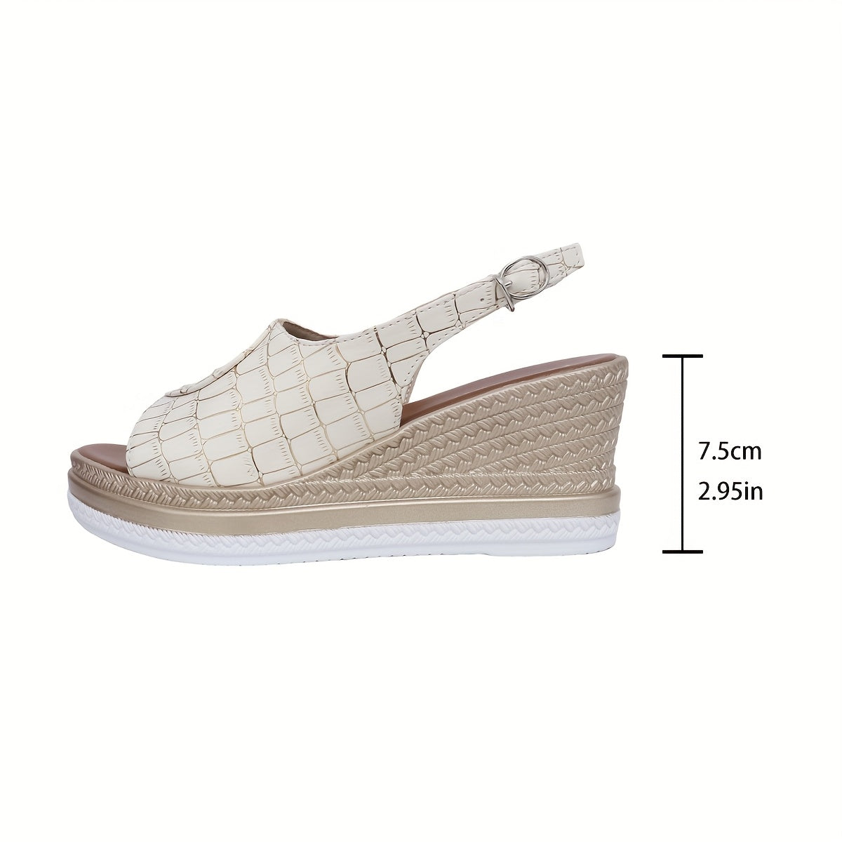 Anna-Berg | Refined Wedge Sandals with Graceful Drape
