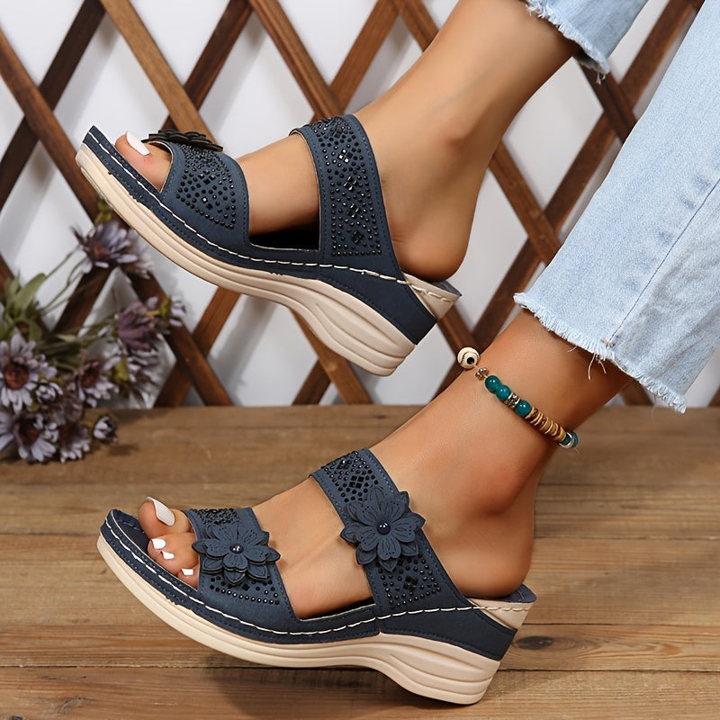 Anna-Berg | Graceful Wedge Slides for Every Occasion