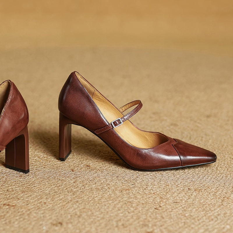 Anna-Berg | Genuine Leather Heels