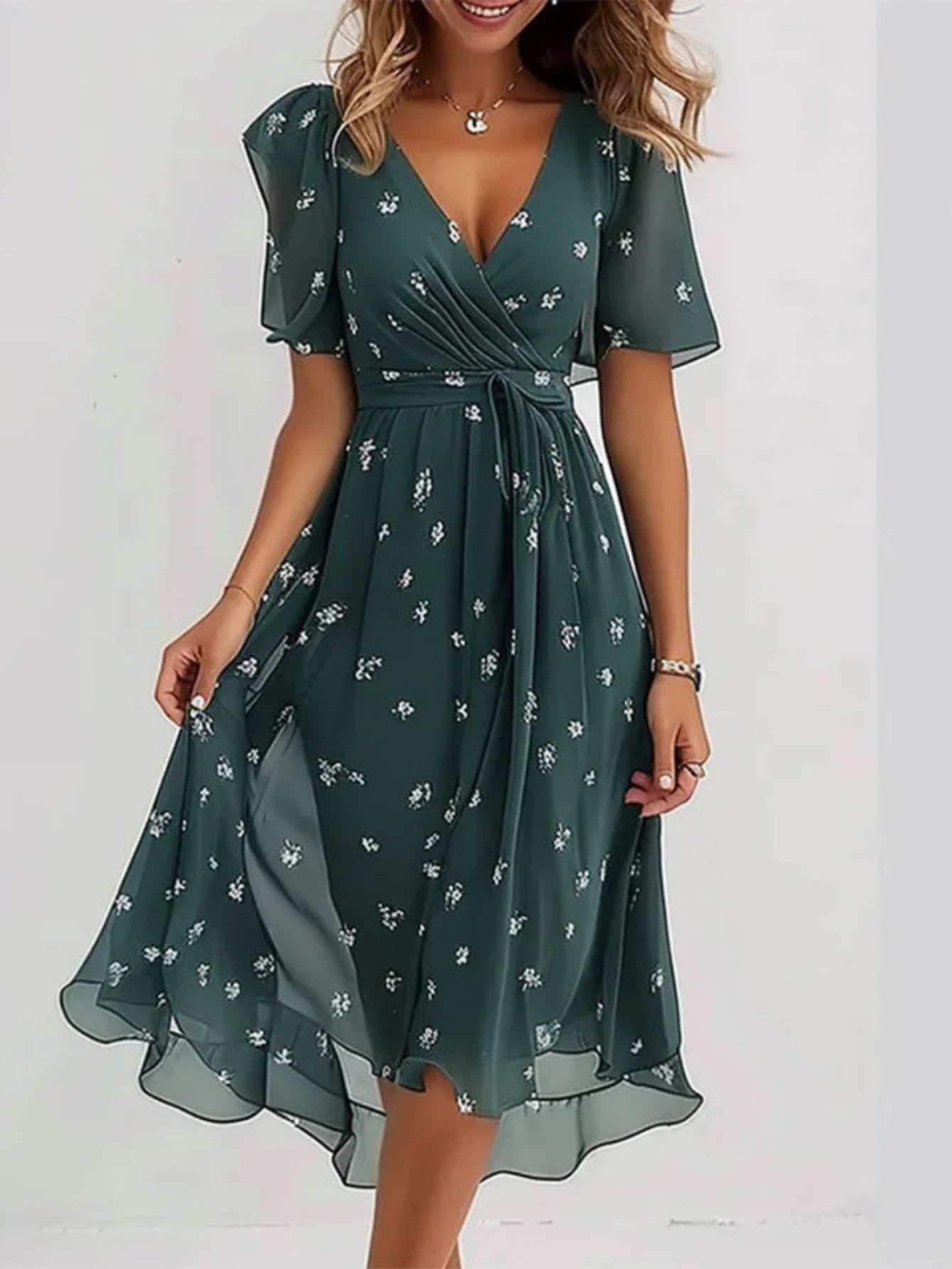 Anna-Berg | Timeless Summer Belly Coverage Dress for Effortless Elegance