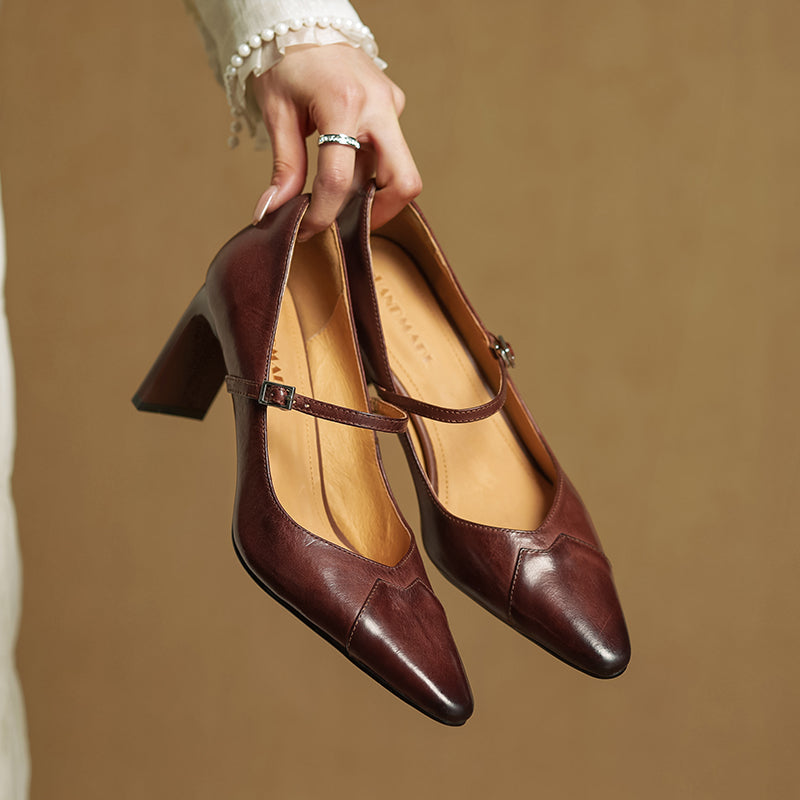 Anna-Berg | Genuine Leather Heels
