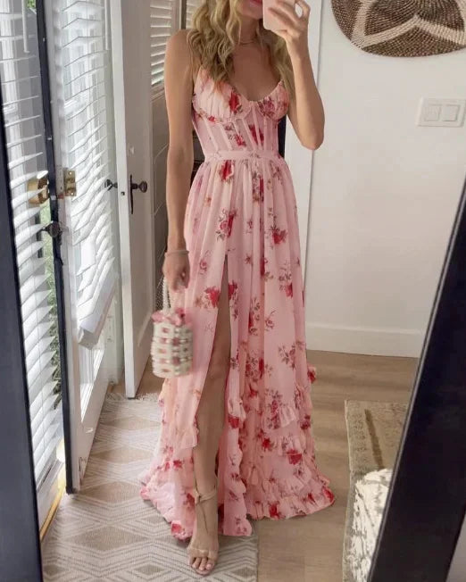 Anna-Berg | Elegant Midi Dress in Motion