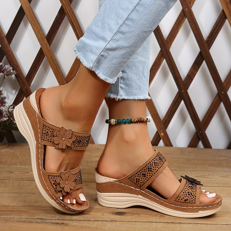 Anna-Berg | Graceful Wedge Slides for Every Occasion