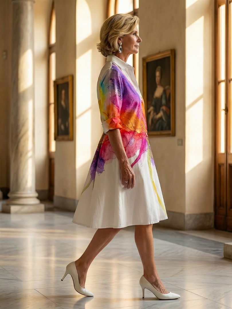 Anna-Berg | Chic Relaxed Floral Dress for Every Occasion