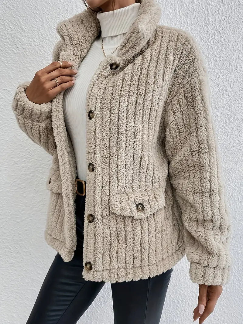 Anna-Berg | Double-Sided Velvet Cardigan