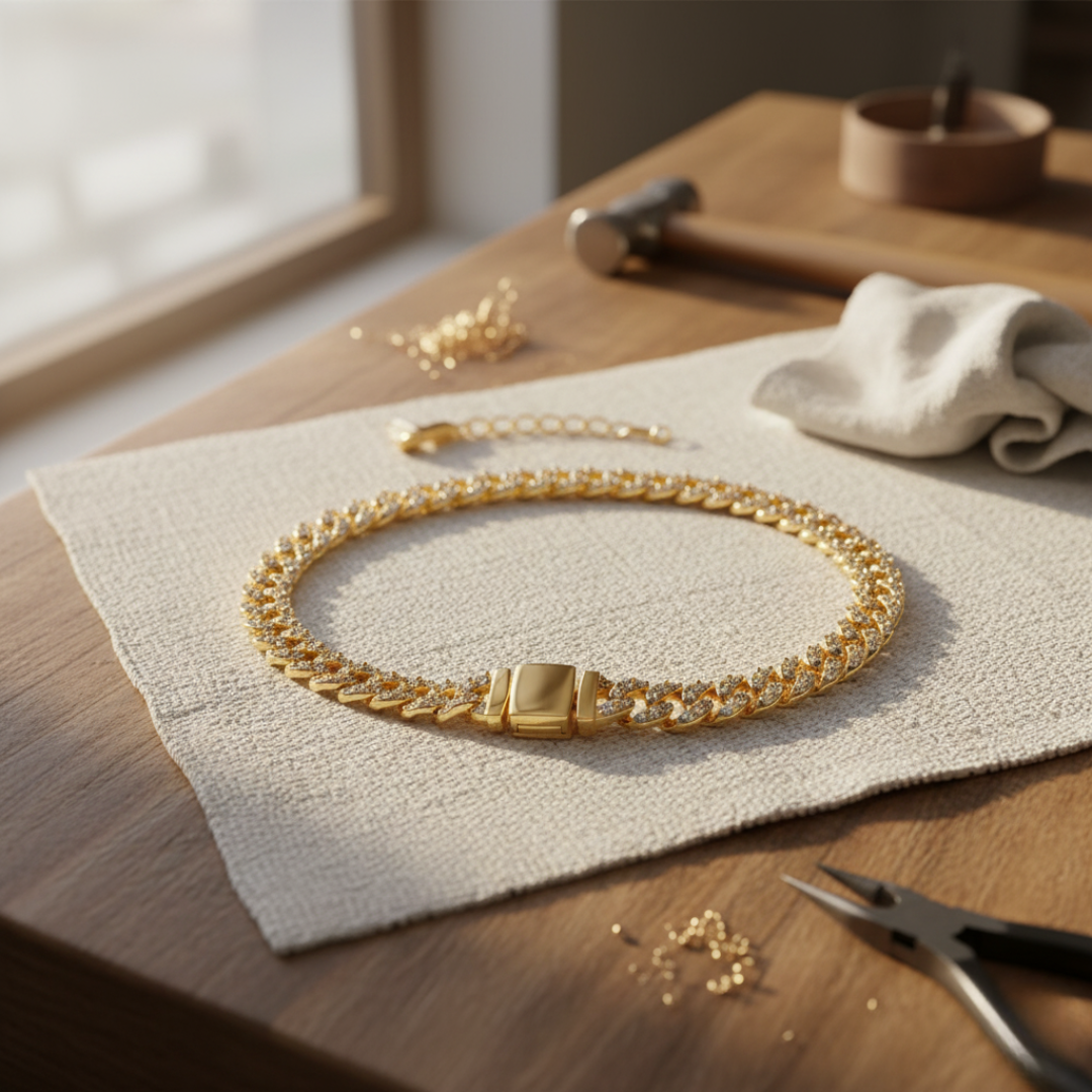 Moissanite Cuban Bracelet