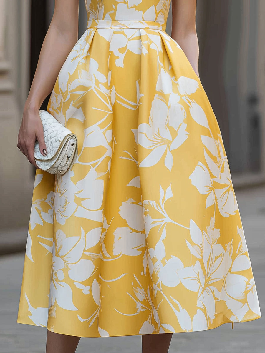Anna-Berg | Sleeveless Floral Print Dress