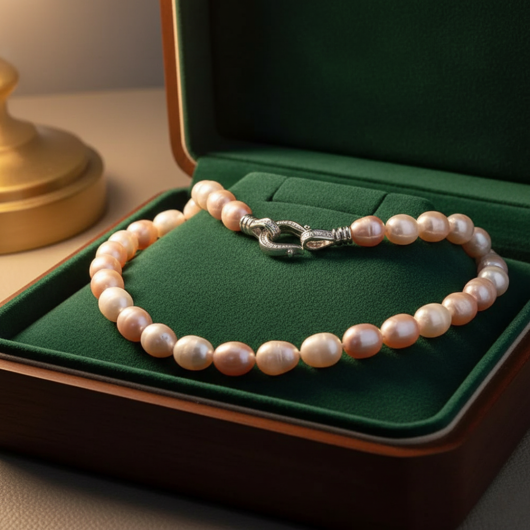 Colorful Pearl Necklace