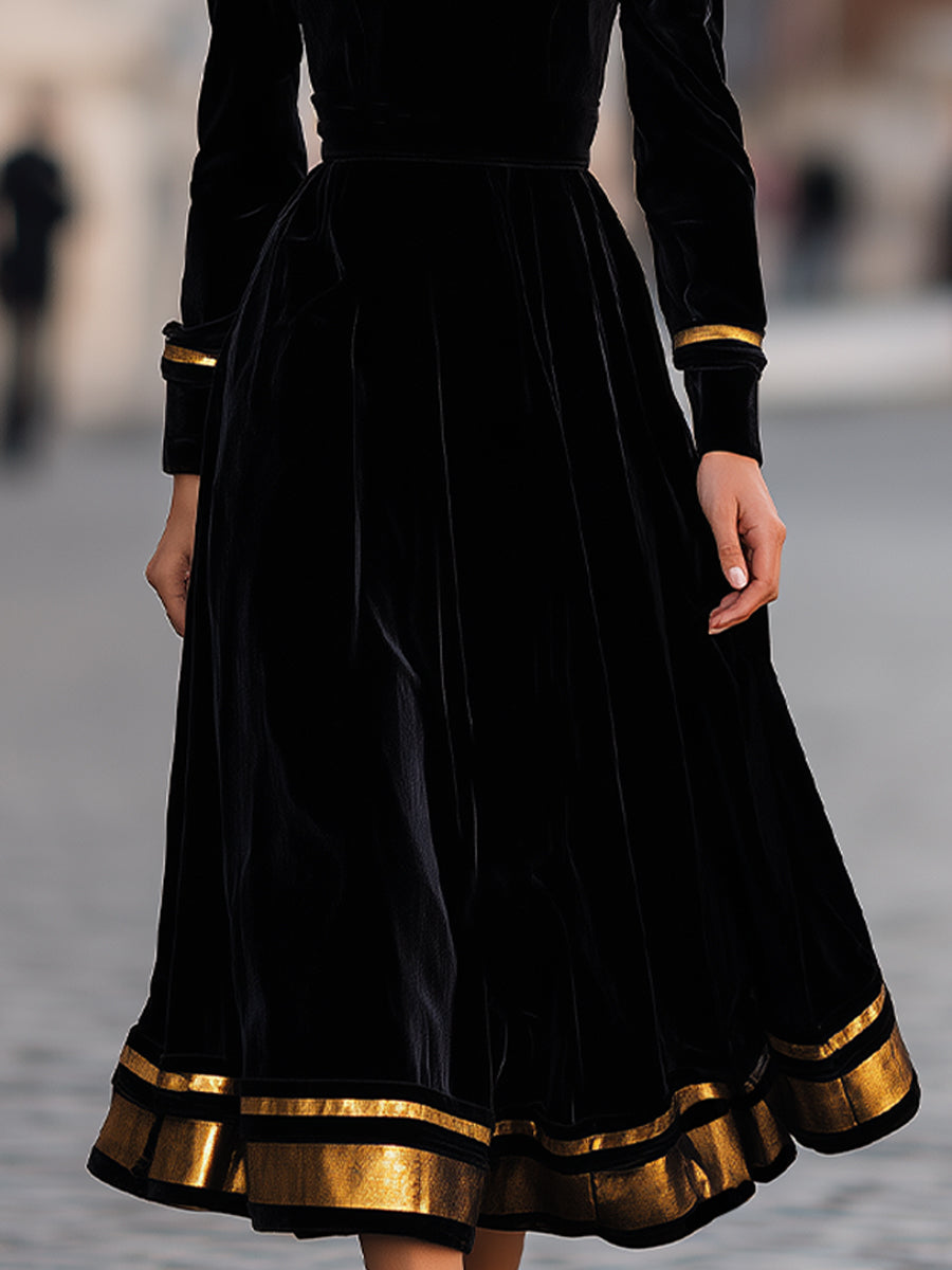 Anna-Berg | Elegant Velvet Dress