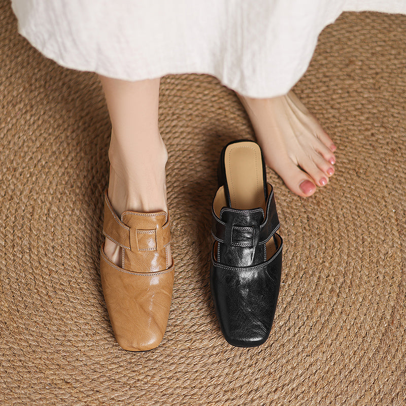 Anna-Berg | Genuine Leather Mules